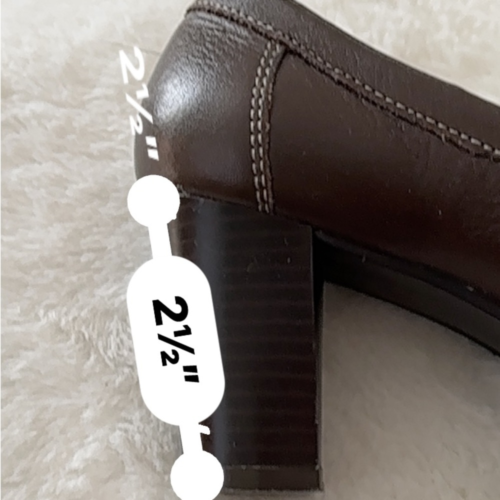 Bass heeled loafers - brown 7M - Picture 6 of 8
